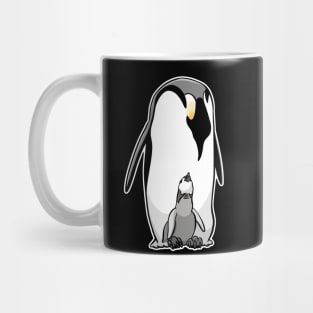 Arctic Birds Emperor Penguin Father and Baby Mug